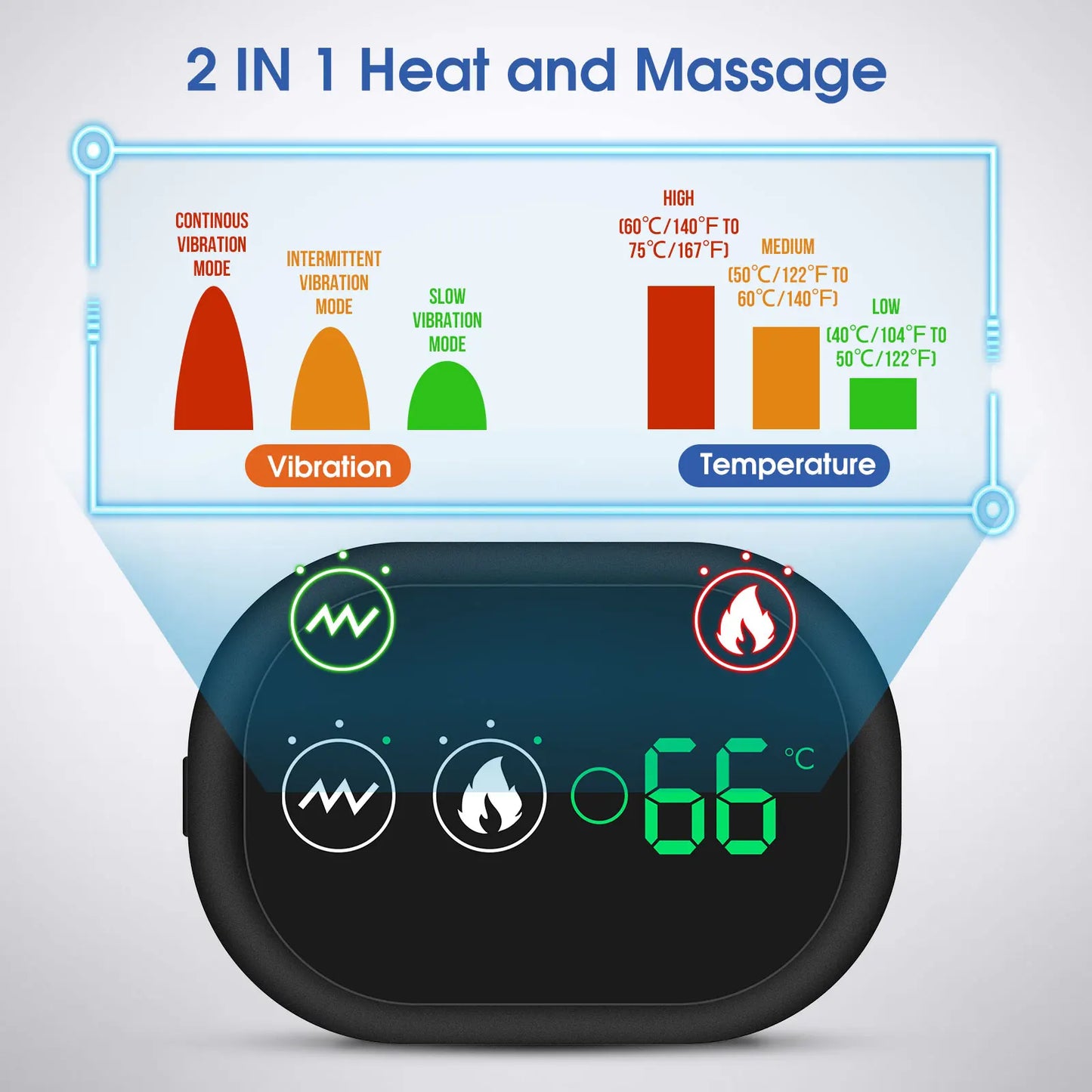 LED Electric Heating Shoulder Brace