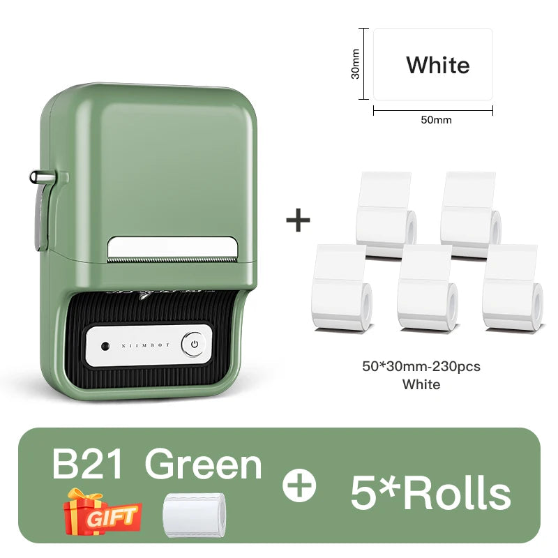 Wireless Mini Thermal Label Printer