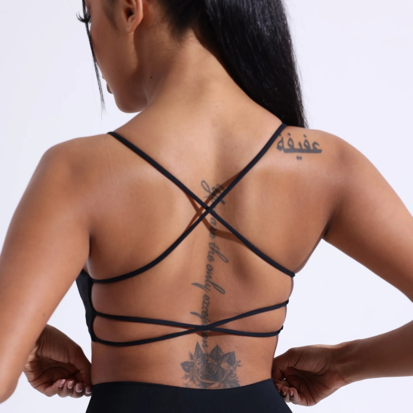 Women's Cross Back Straps Fitness Bra