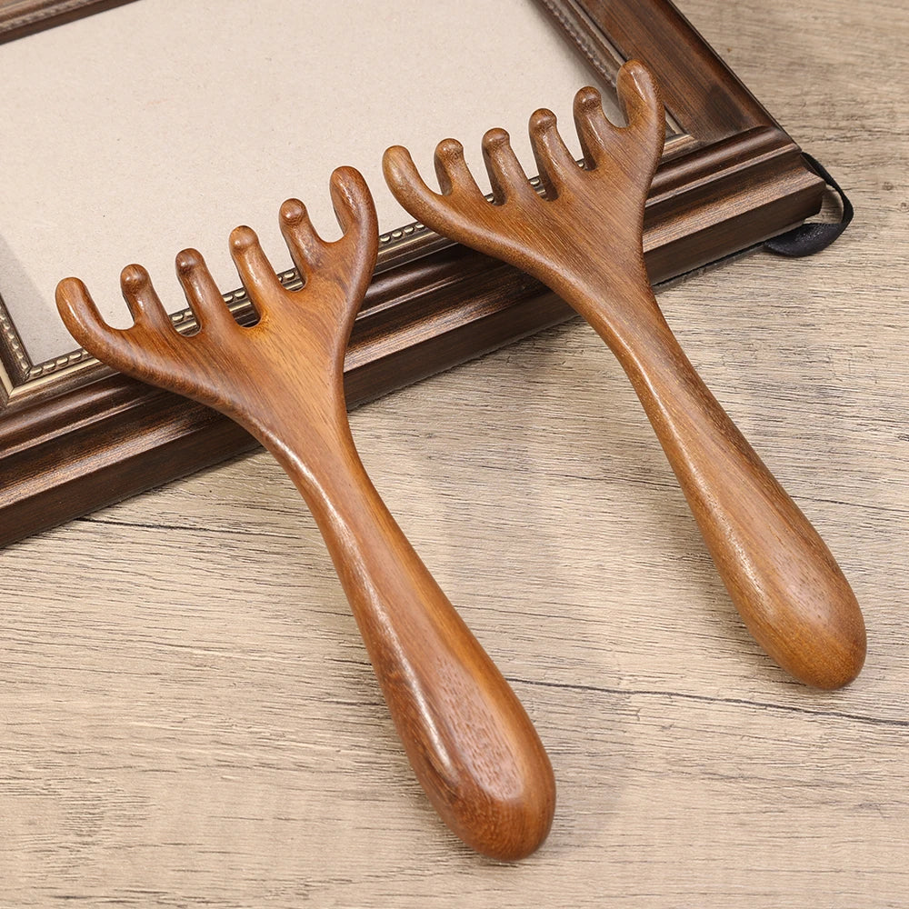 Wooden Scalp Relaxation Massage Comb