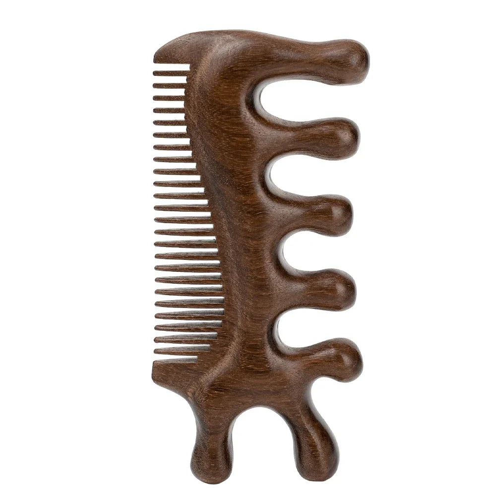 Wooden Scalp Relaxation Massage Comb