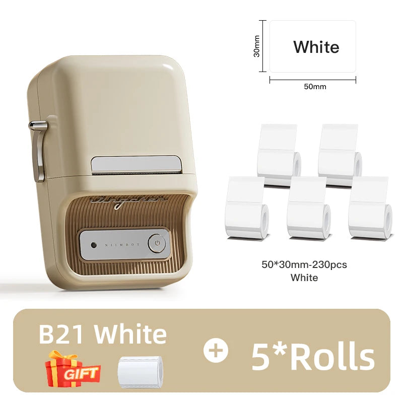 Wireless Mini Thermal Label Printer