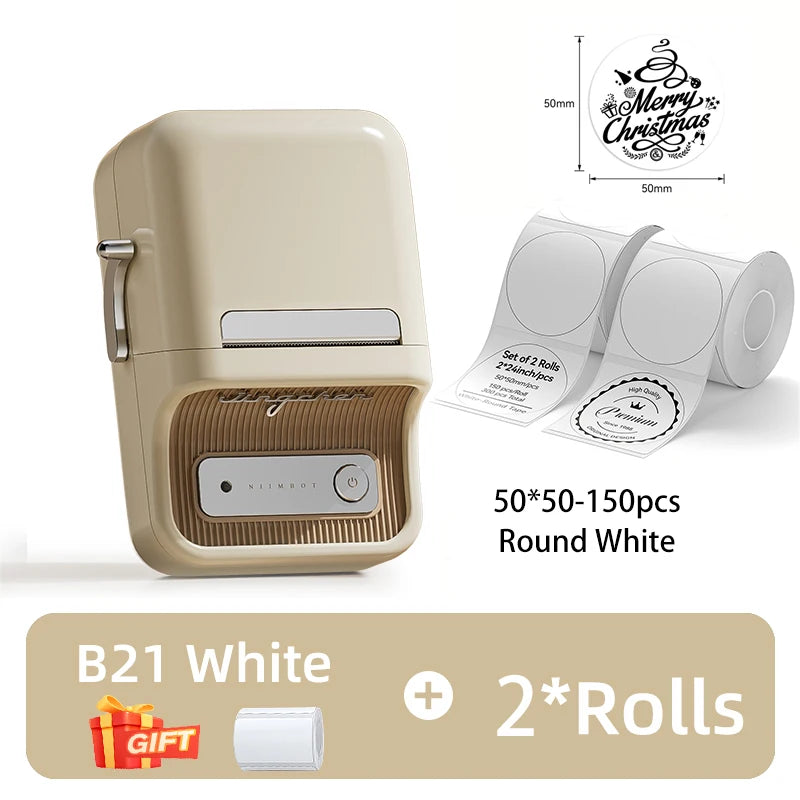 Wireless Mini Thermal Label Printer