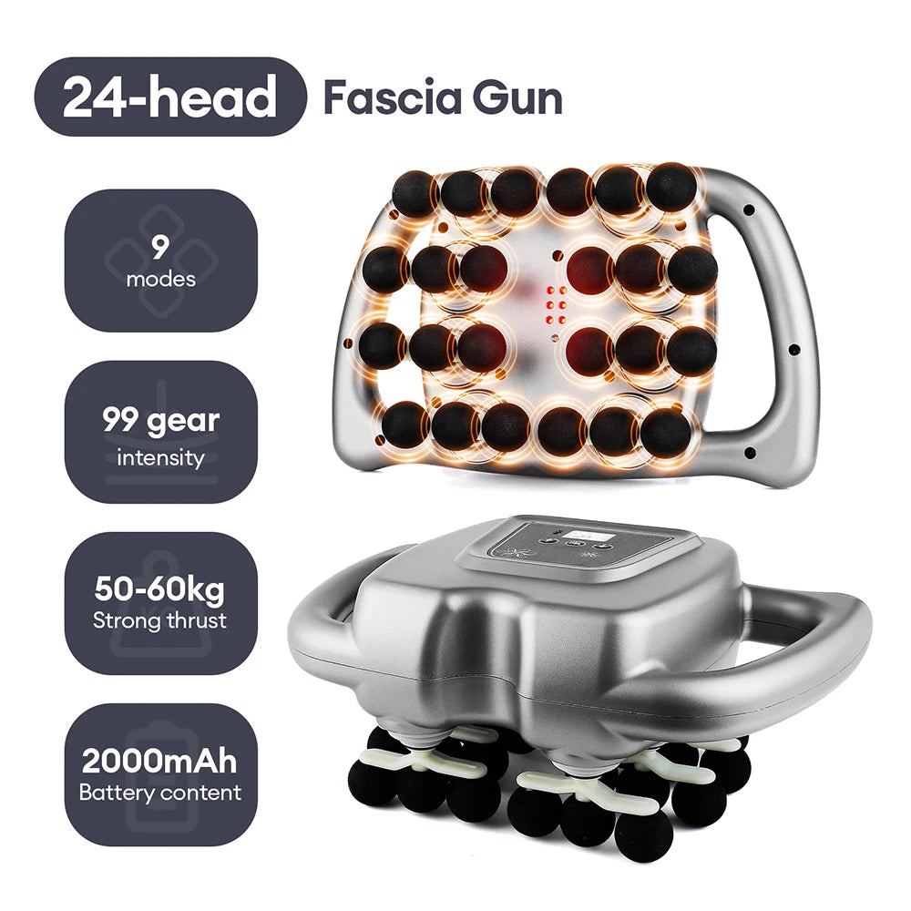 24-Head Body Massage Gun