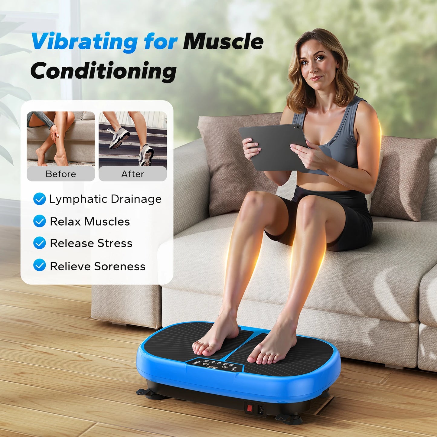 EMS Vibration Plate Exercise Machine