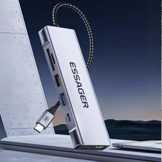 8-in-1 USB Hub With Disk Storage