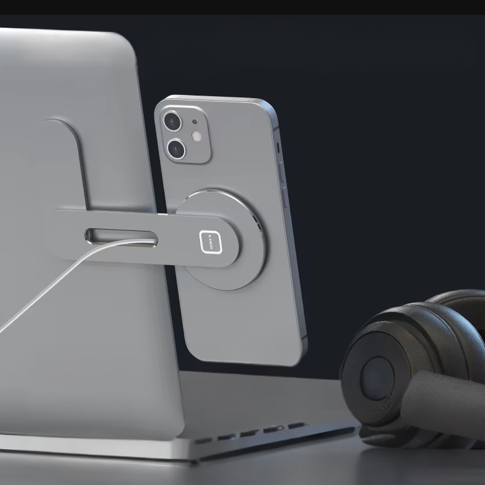 Magnetic Laptop Phone Holder