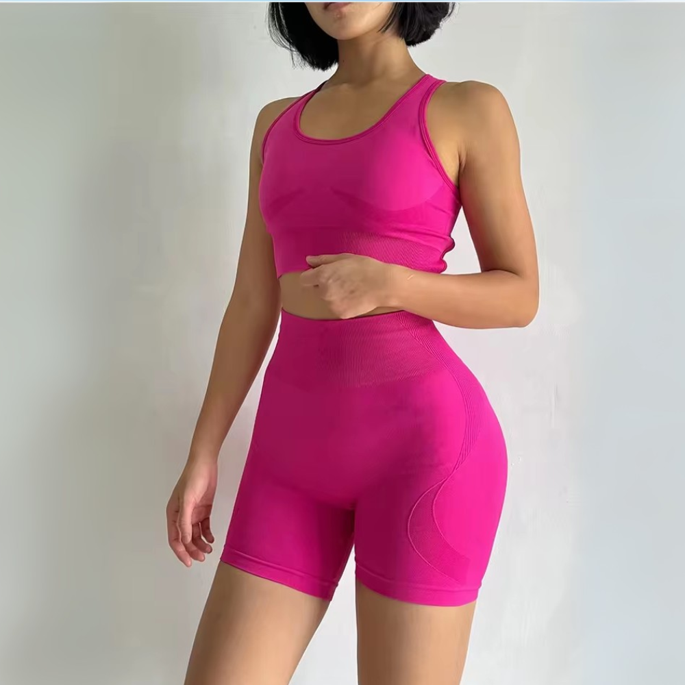 2 PCS Women's Seamless Yoga Set