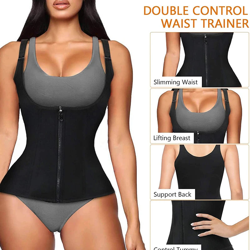 Women's  Zipper Shapewear Slimming Belt