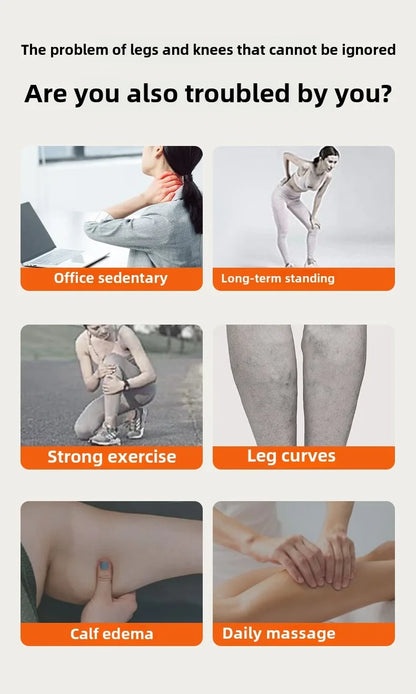 Jinkairui Electric Leg & Foot Massager with Air Compression and Kneading – Calf Relaxation with Remote Control