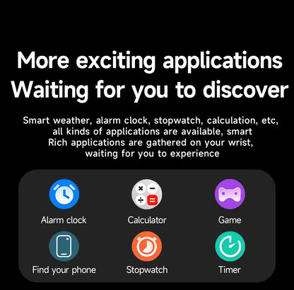 2025 New For XIAOMI Health Watch Uric Acid Blood Pressure Blood oxygen Body Analysis Body Fat SmartWatch ECG+PPG Clock Women Men