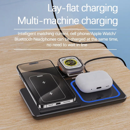LED 3 in 1 Charger Stand