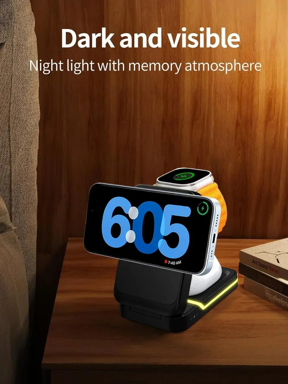 3 in 1 Magnetic Foldable Wireless Charger