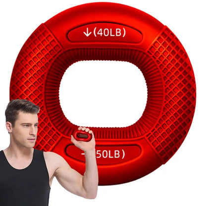 Finger Gripper Hand Muscle Strengthener Ring