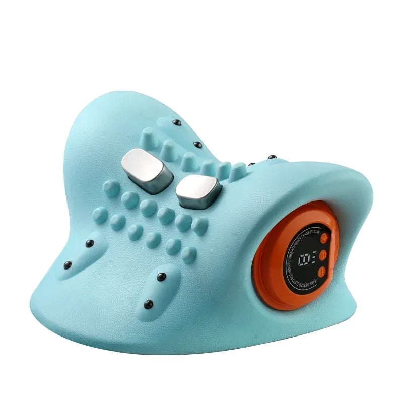 Electric Cervical Neck Stretcher Massager Pillow