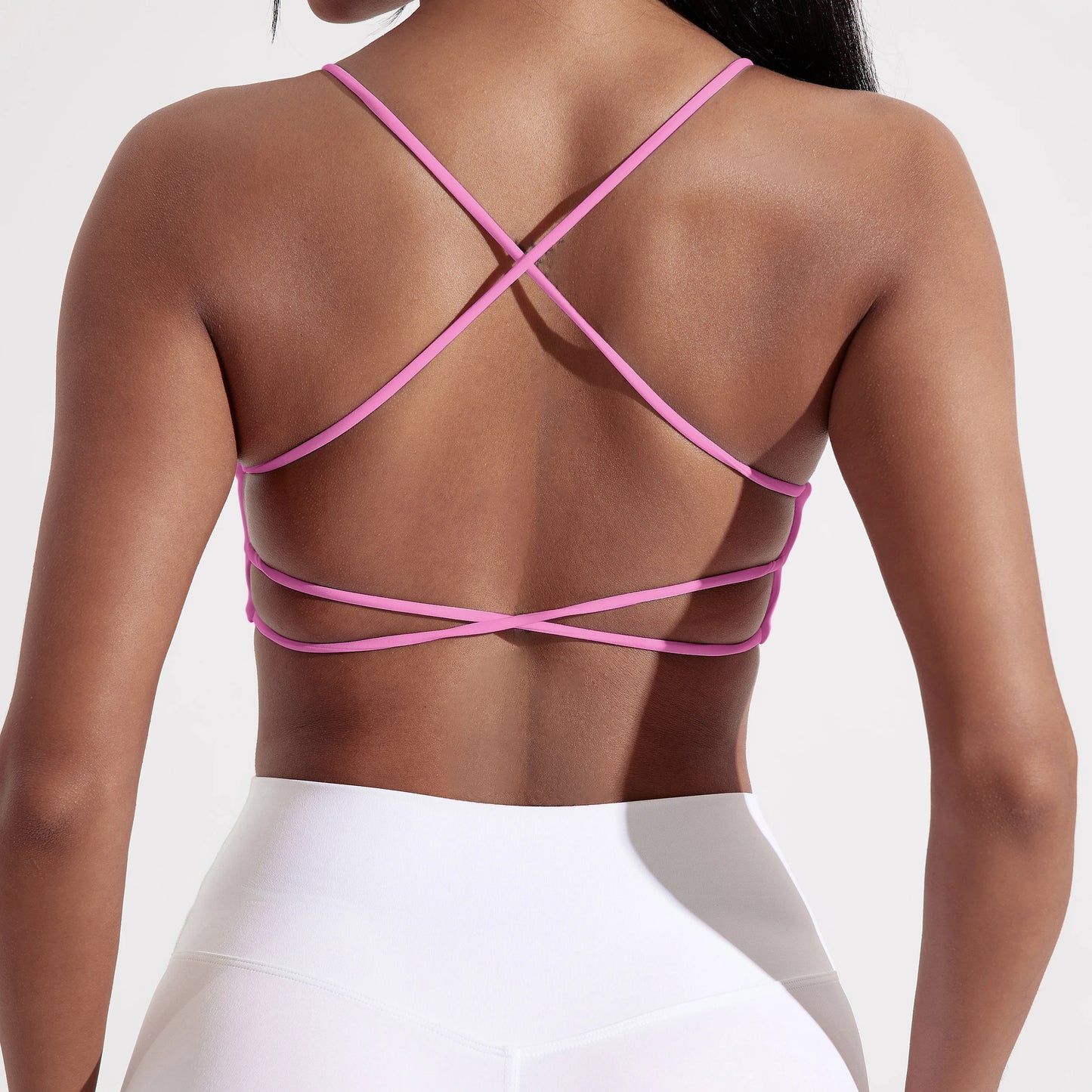 Women's Cross Back Straps Fitness Bra