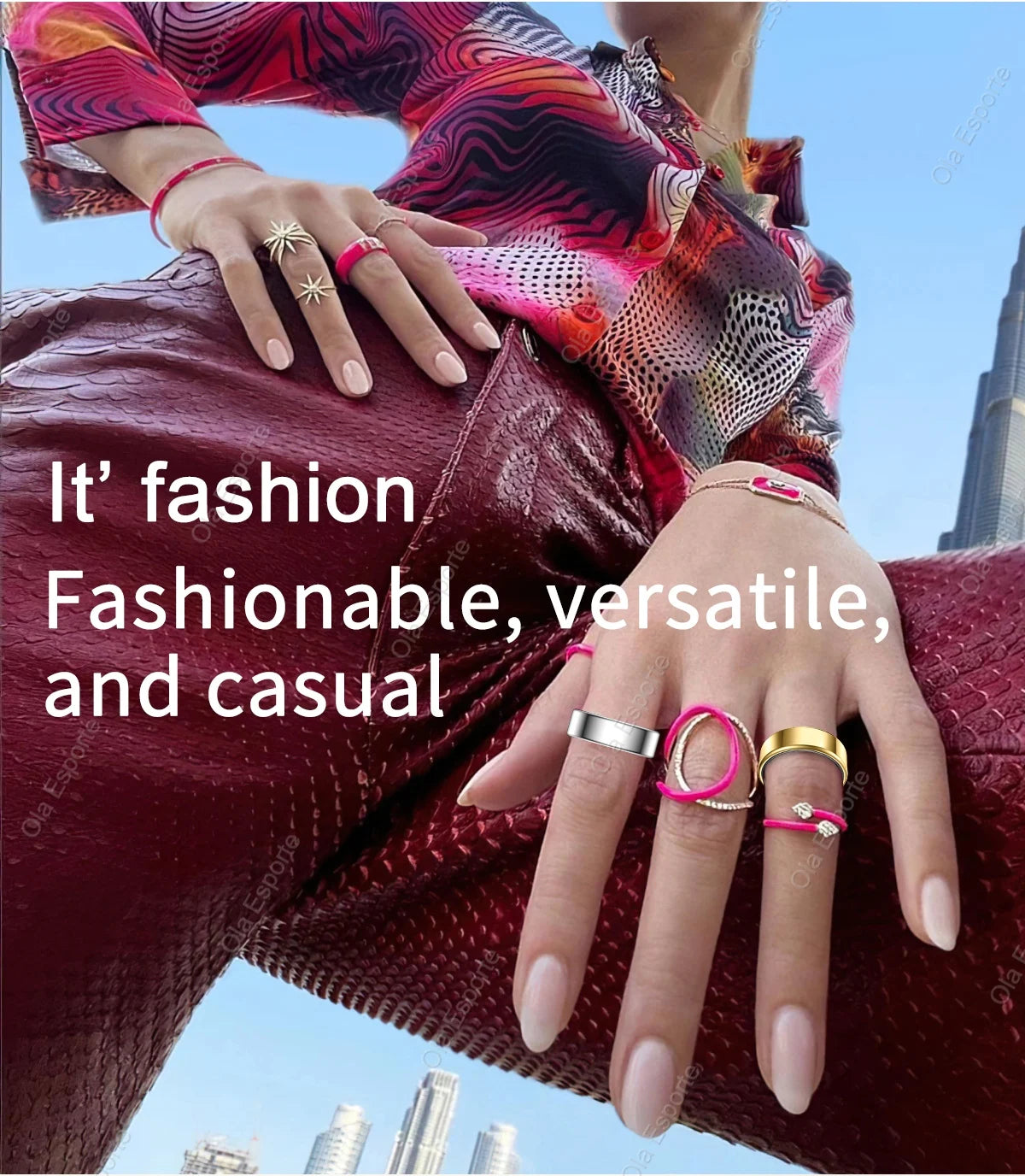 Smart Ring Blood Pressure Sleep Health Monitoring Multi-sport Mode smartring IP68 Waterproof Remote Care Men Women