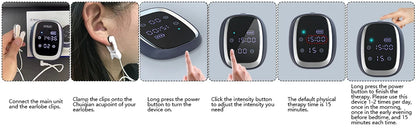 KTS Sleep Aid Device CES Stimulation Therapy 600mAh Hand-held Anxiety Depression Fast Sleep Instrument Sleeper Therapy Insomnia