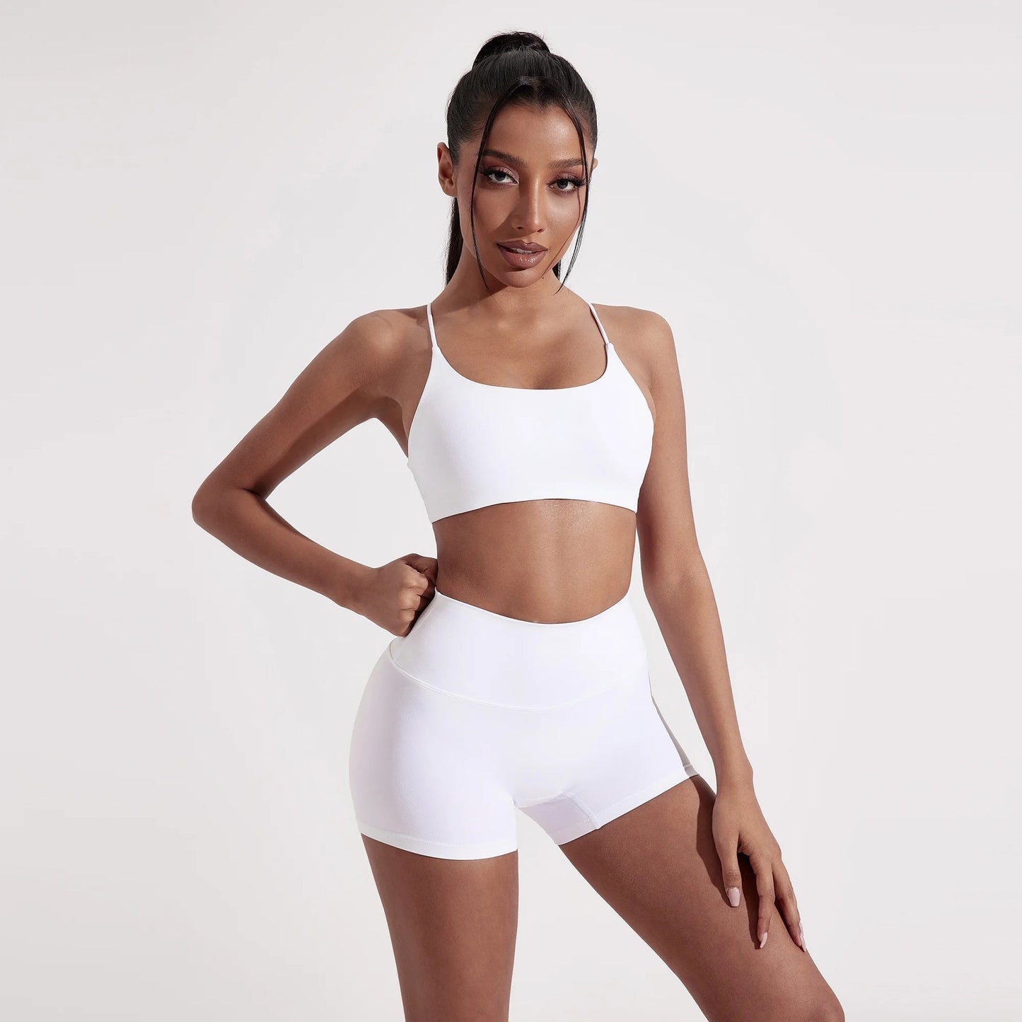 Women's Cross Back Straps Fitness Bra