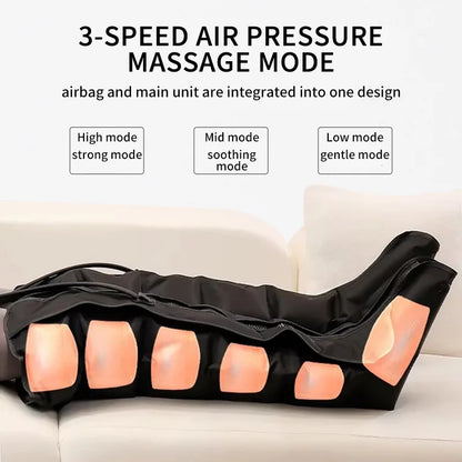 Jinkairui Electric Leg & Foot Massager with Air Compression and Kneading – Calf Relaxation with Remote Control