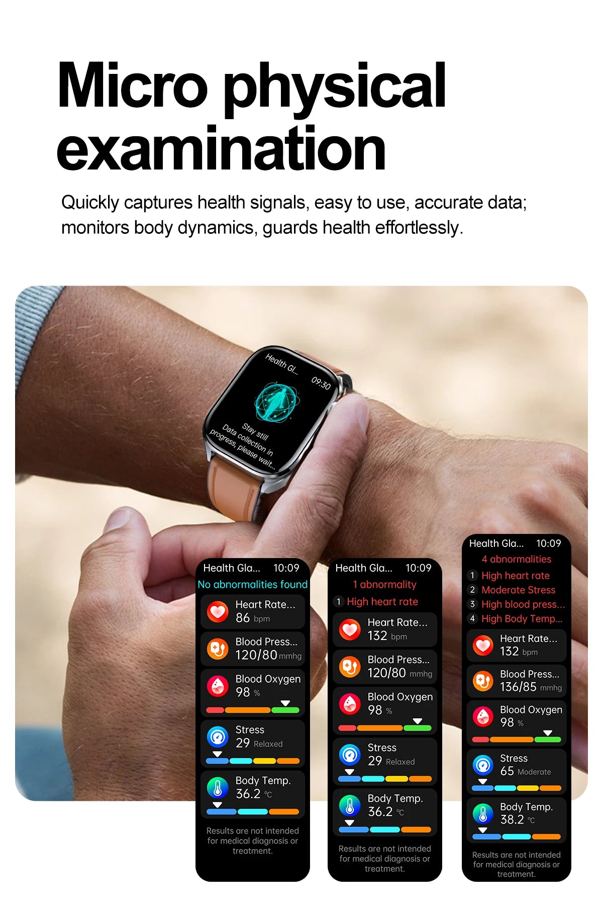 2025 New Accurate ECG Smart Watch Heart Health Analysis Blood analysis Blood Lipid Blood Pressure BT call Smart Watches For Men