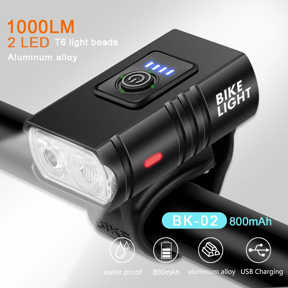 Rechargeable T6 LED Bicycle Light