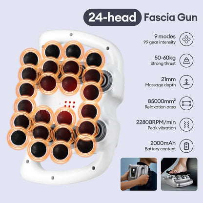 24-Head Body Massage Gun