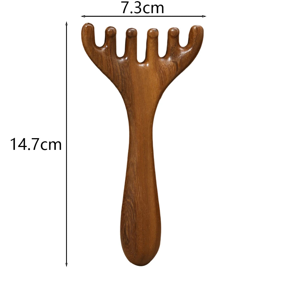 Wooden Scalp Relaxation Massage Comb