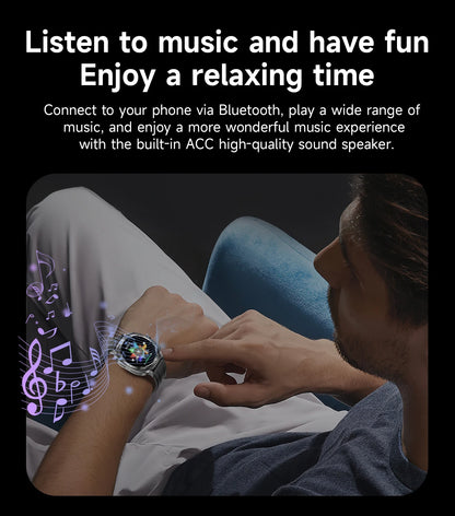 2025 New For XIAOMI Health Watch Uric Acid Blood Pressure Blood oxygen Body Analysis Body Fat SmartWatch ECG+PPG Clock Women Men