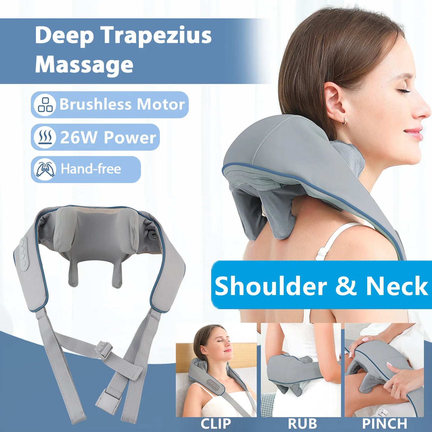 Wireless Neck And Shoulder Massager