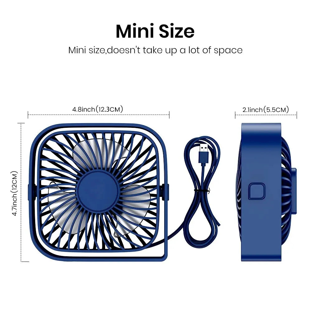Mini Portable USB Desk Table Fan