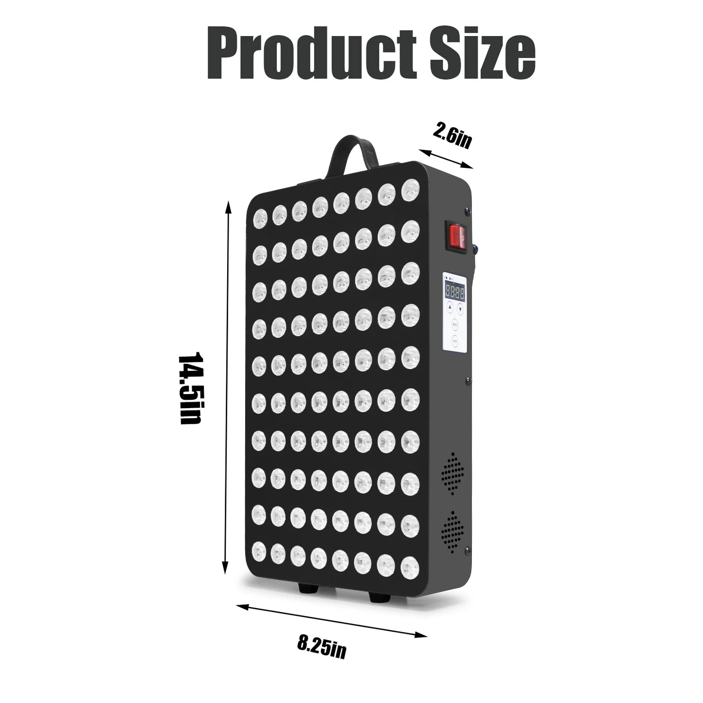 660&850nm Near Infrared and Red Light Therapy Home Use Device High Power LED Light Therapy Lamp for Anti-Aging, Relieve muscle