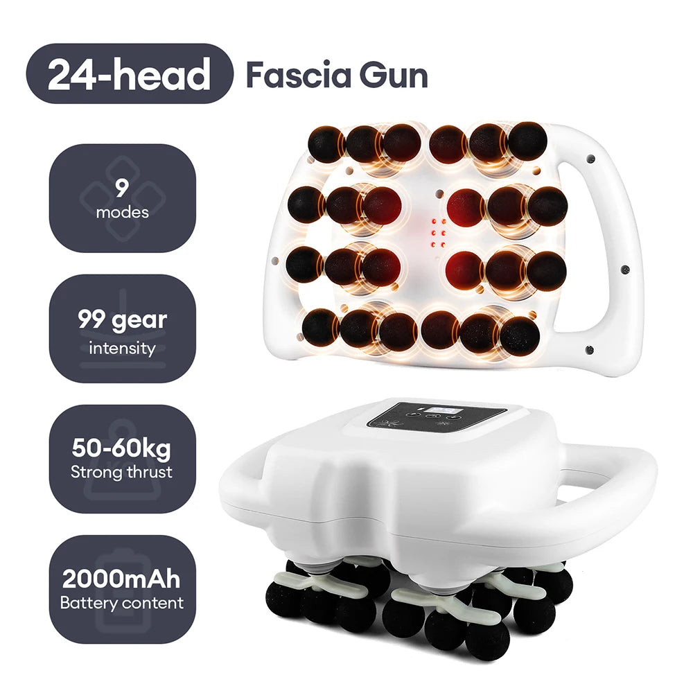 24-Head Body Massage Gun