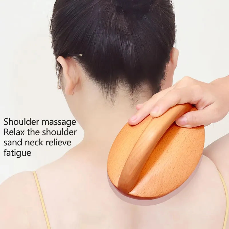 Wooden Waist Leg Body Massager