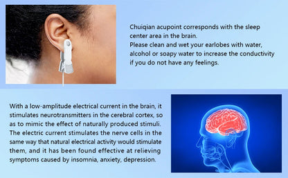 KTS Sleep Aid Device CES Stimulation Therapy 600mAh Hand-held Anxiety Depression Fast Sleep Instrument Sleeper Therapy Insomnia