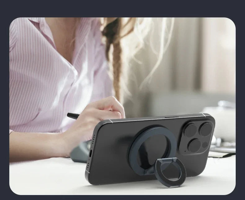Double Sided Magnetic Phone Ring Holder