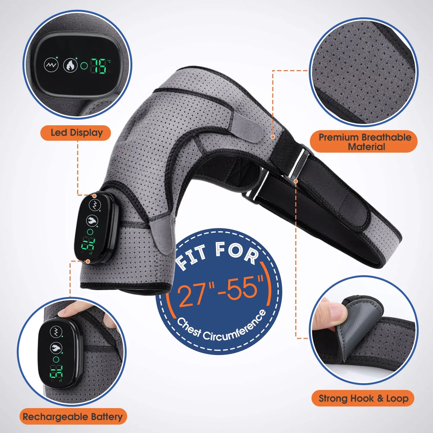 LED Electric Heating Shoulder Brace