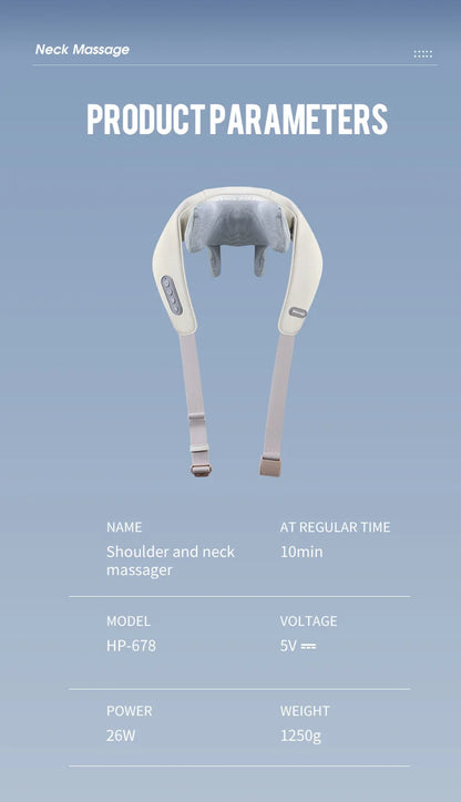 Wireless Neck And Shoulder Massager