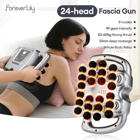 24-Head Body Massage Gun