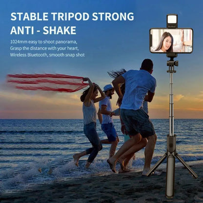 Bluetooth Selfie Stick Tripod Desktop Stand