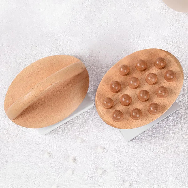 Wooden Waist Leg Body Massager