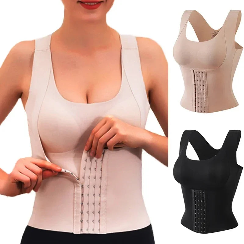 3-in-1 Shapewear Waist Buttoned Bra