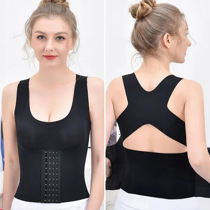 3-in-1 Shapewear Waist Buttoned Bra