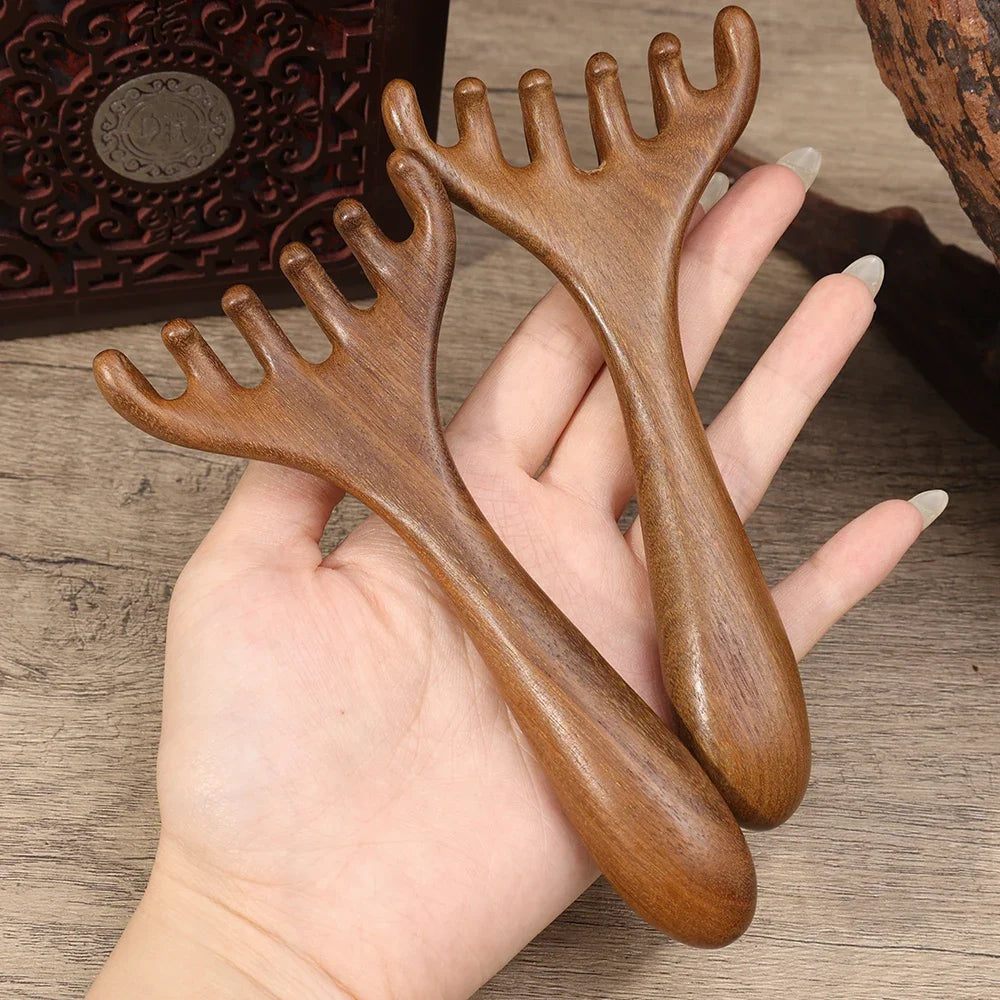 Wooden Scalp Relaxation Massage Comb