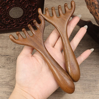 Wooden Scalp Relaxation Massage Comb