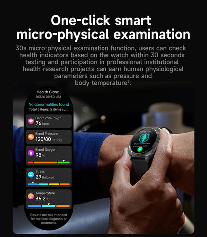 2025 New For XIAOMI Health Watch Uric Acid Blood Pressure Blood oxygen Body Analysis Body Fat SmartWatch ECG+PPG Clock Women Men