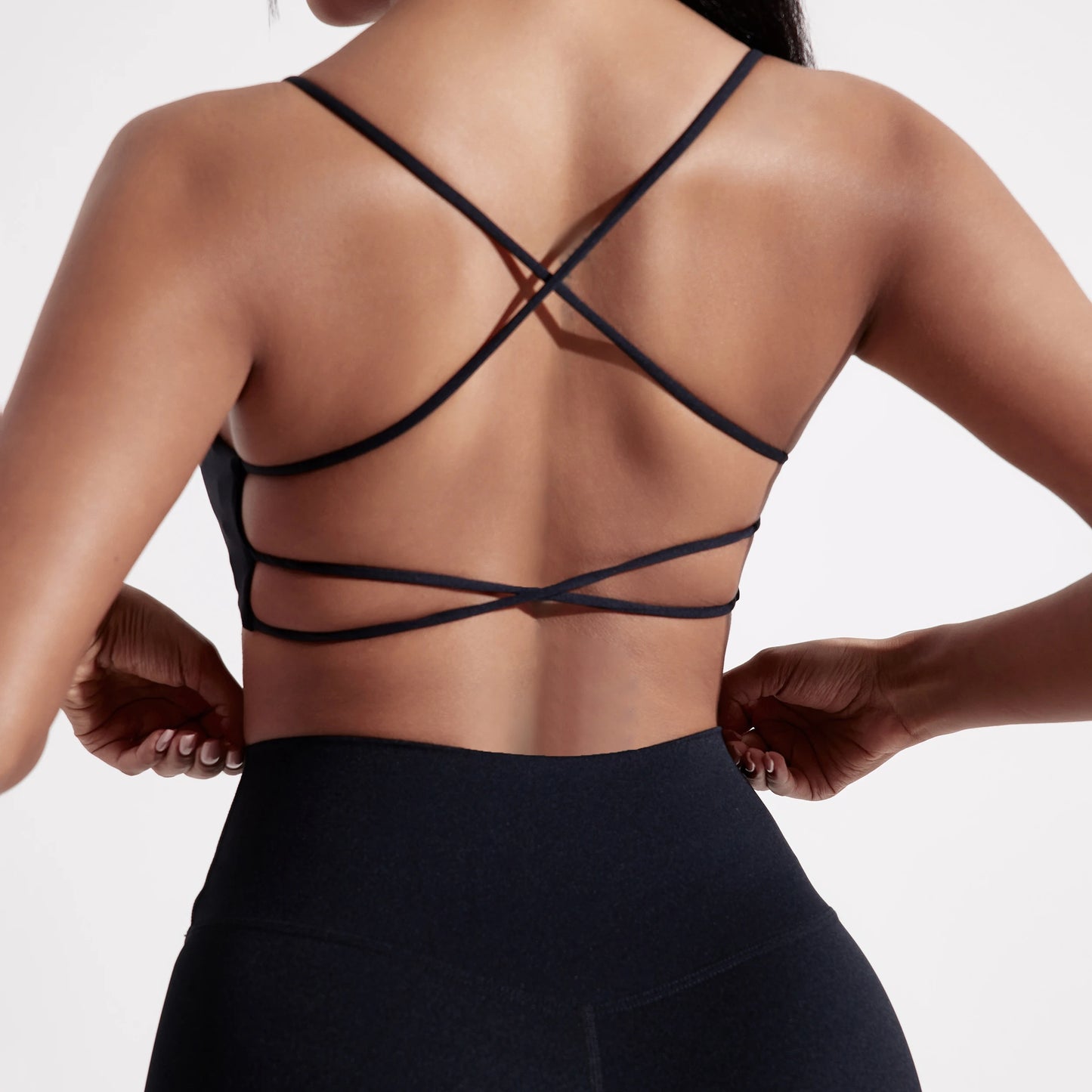 Women's Cross Back Straps Fitness Bra