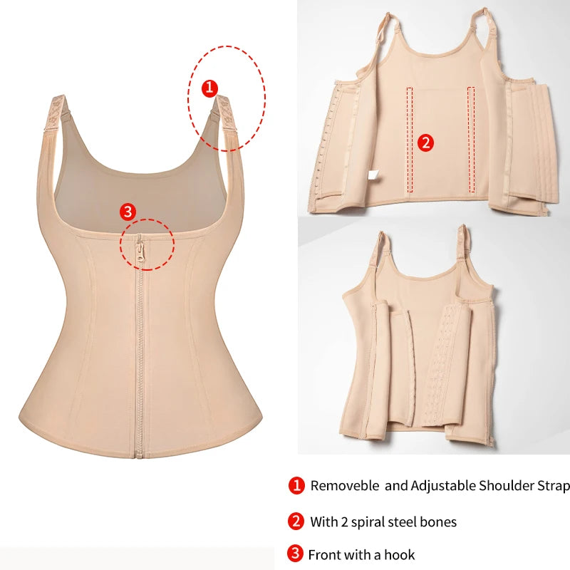 Women's  Zipper Shapewear Slimming Belt
