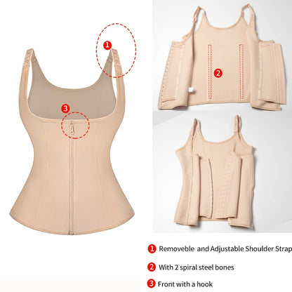 Women's  Zipper Shapewear Slimming Belt