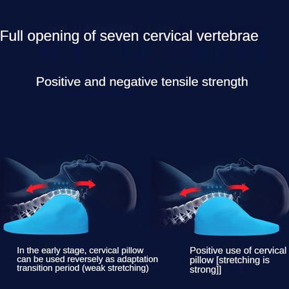 Cervical Chiropractic Traction Pillow Device